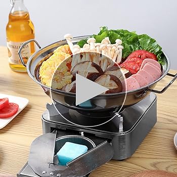 Amazon | 固形燃料コンロセット【コンロ+なべ】卓上のコンロ